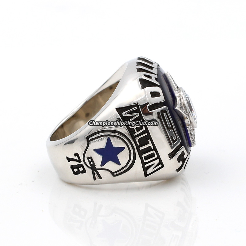 1975 Dallas Cowboys NFC Championship Ring. Though felled by Terry