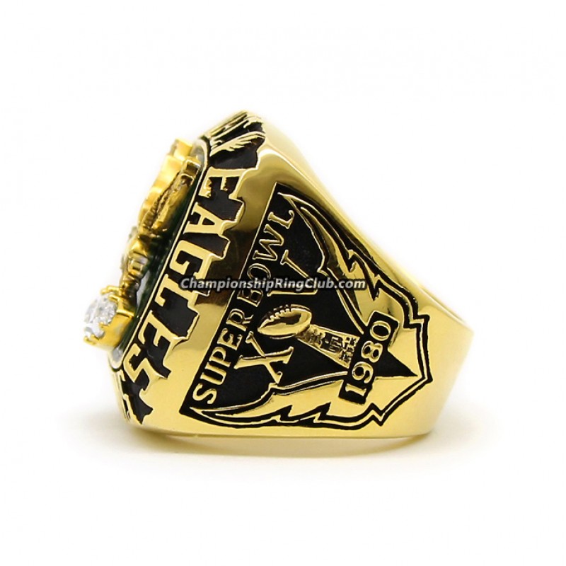 NFC 1980 PHILADELPHIA EAGLES NATIONAL FOOTBALL CHAMPIONSHIP RING Repli –  LoveChampionRing