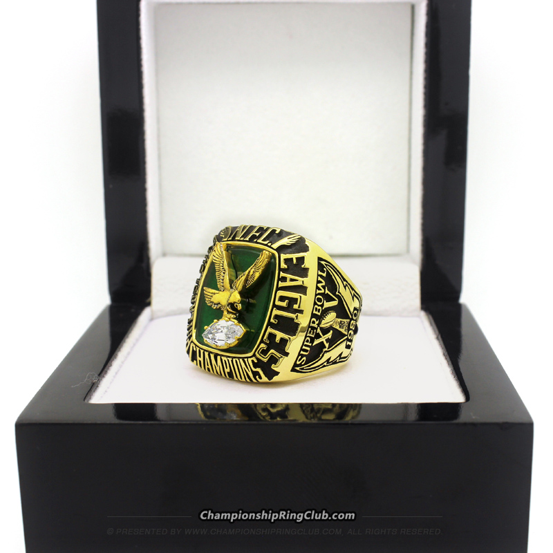 3 Set Championship Rings NFL Philadelphia Eagles 1980-2017