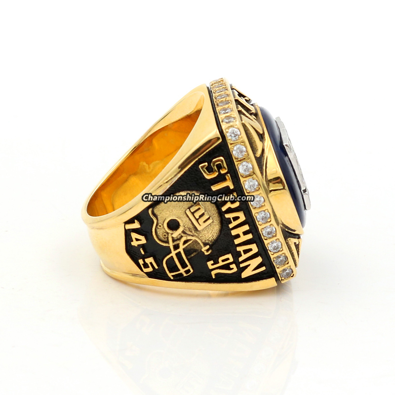 2000 New York Giants NFC Championship Ring Presented to Jack, Lot #80249