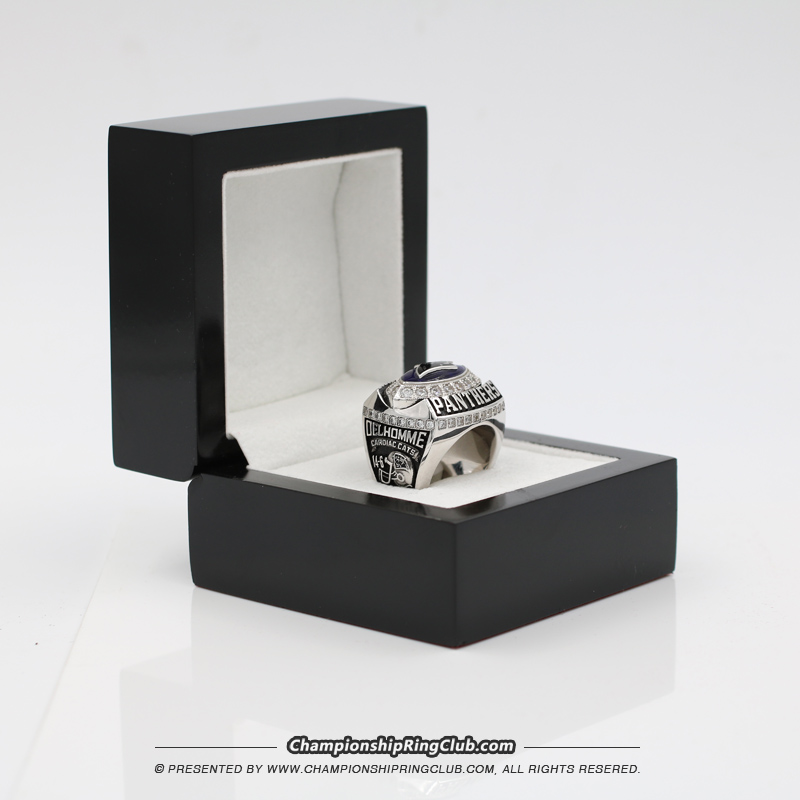 Carolina Panthers - NFC Championship 2 Ring Set With Wooden Box. Newton  Delhomme