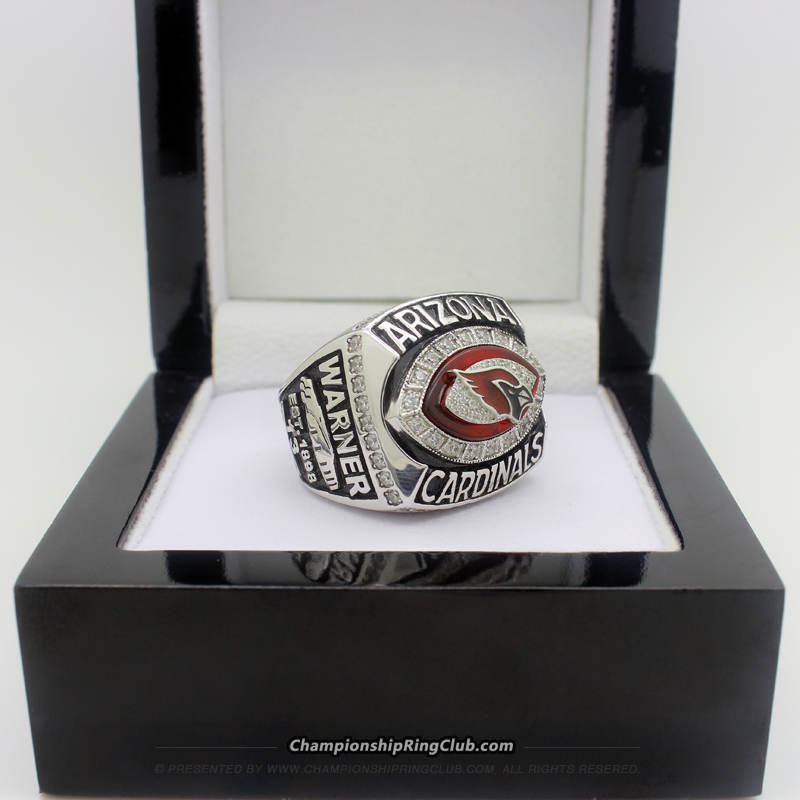 2008 ARIZONA CARDINALS NFC CHAMPIONSHIP RING & PRESENTATION BOX PLAYER -  Buy and Sell Championship Rings