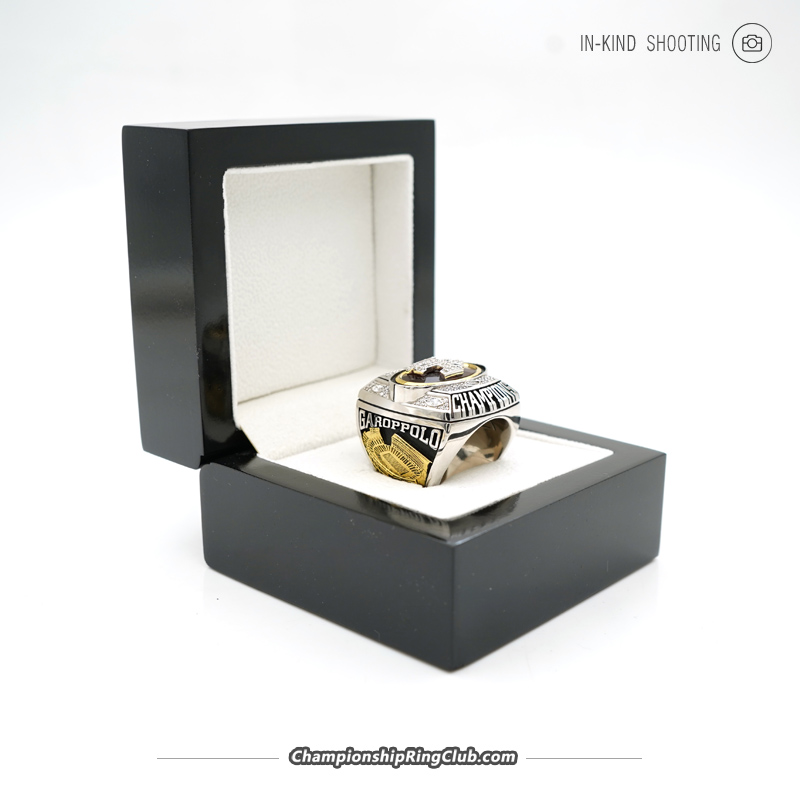 New San Francisco 49ers Super Bowl Championship Ring Set with Wood Box Case