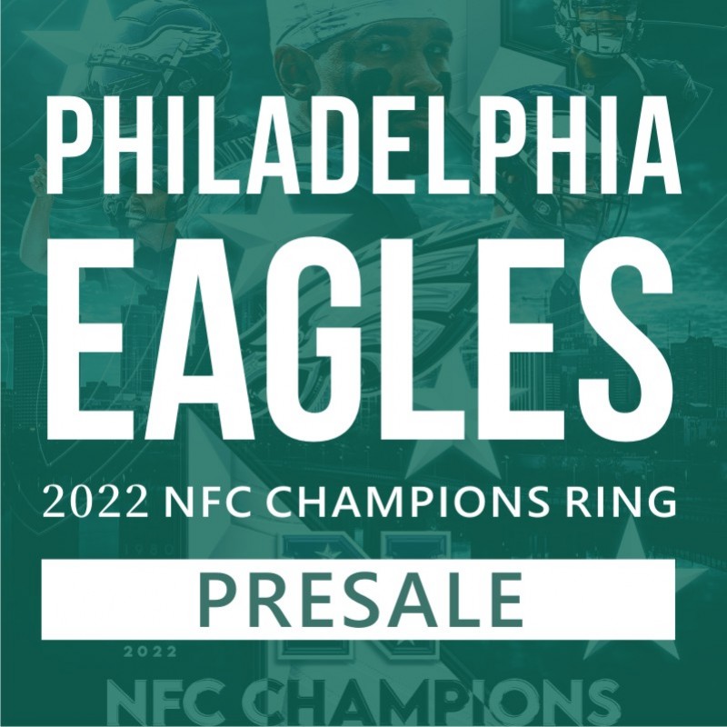2022 Philadelphia Eagles NFC Championship Ring - www