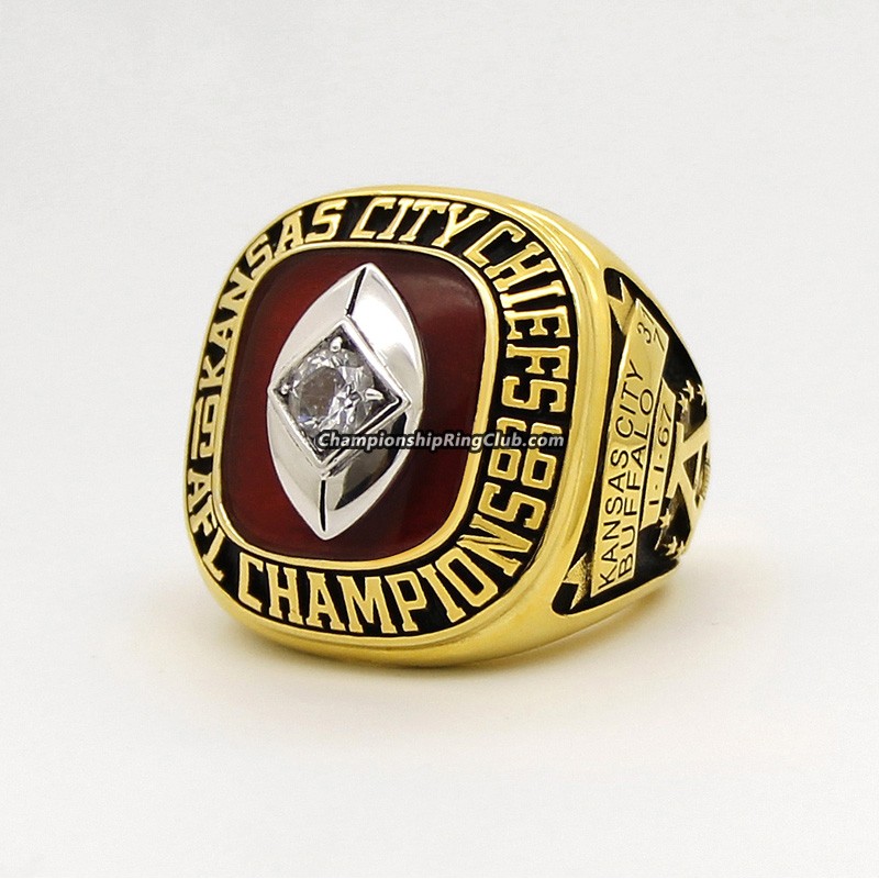 1966 Kansas City Chiefs AFL Championship Ring (Super Bowl I), Lot #80107