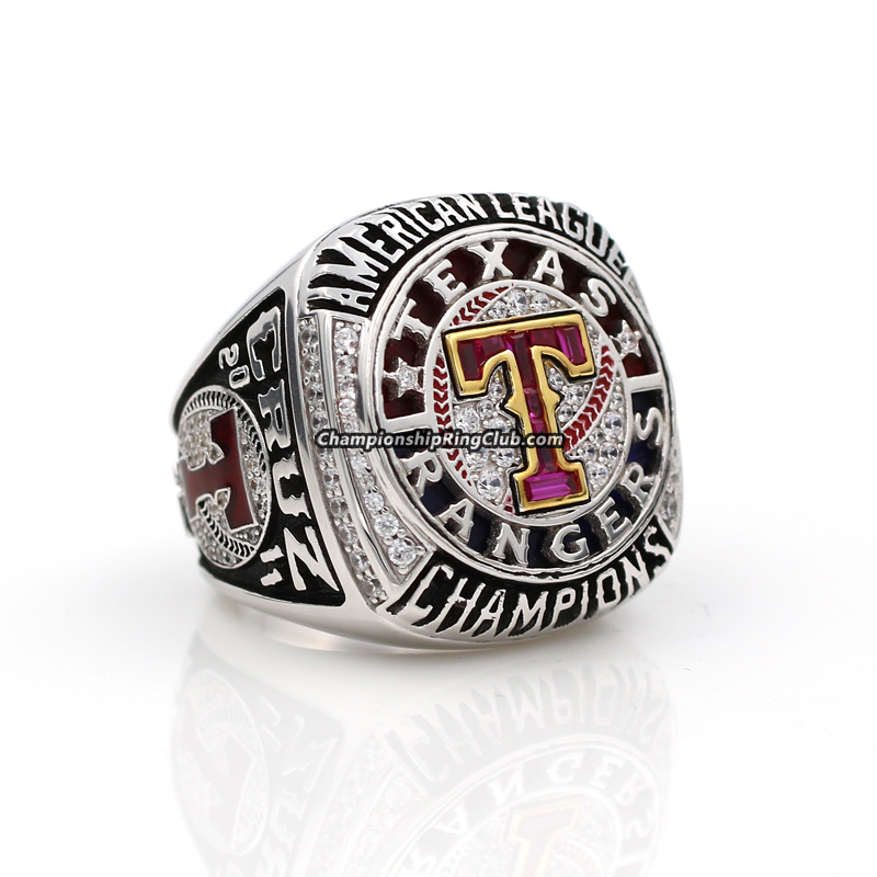 Rangers unveil two-karat AL championship ring