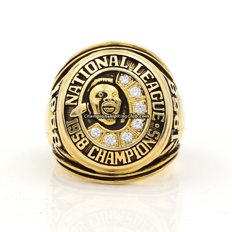 1957 Milwaukee Braves World Series Championsip Ring -  www.championshipringclub.com