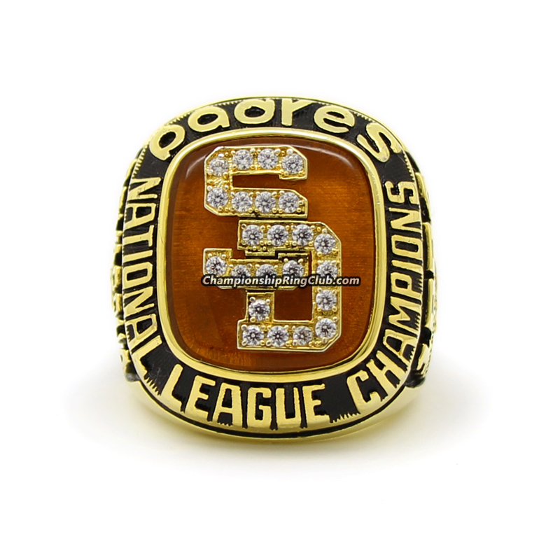 Lot Detail - 1984 SAN DIEGO PADRES 10K GOLD NATIONAL LEAGUE CHAMPIONSHIP  RING (SHELTON)