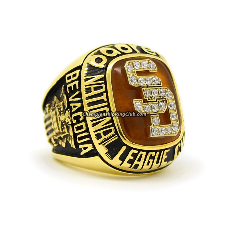 Lot Detail - 1984 San Diego Padres National League Championship Ring –  Bevacqua SS – 10 K