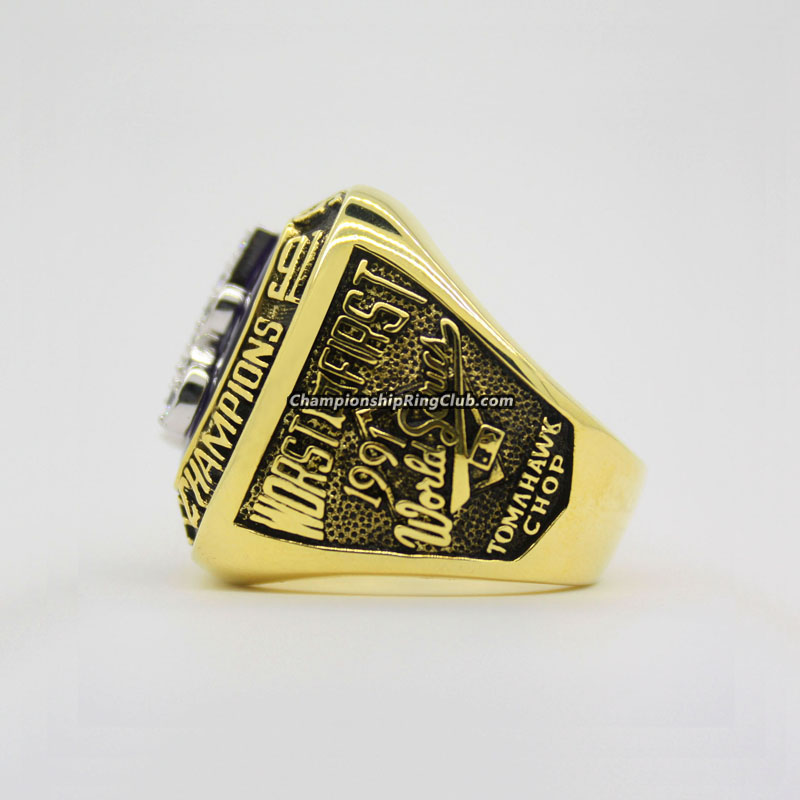 1991 Atlanta Braves National League Championship Ring. Baseball