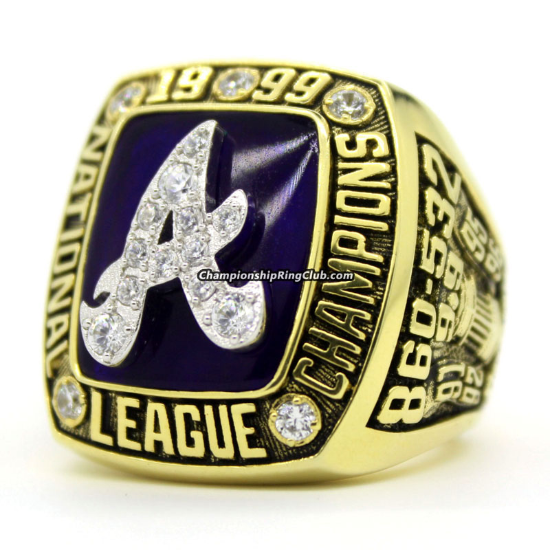 1991 Atlanta Braves National League Championship Ring. Baseball, Lot  #80602