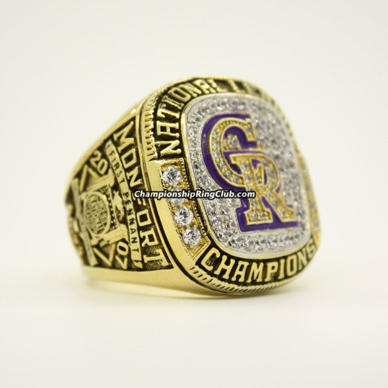 Colorado Rockies Classic Goldplated MLB Ring — Sports Jewelry