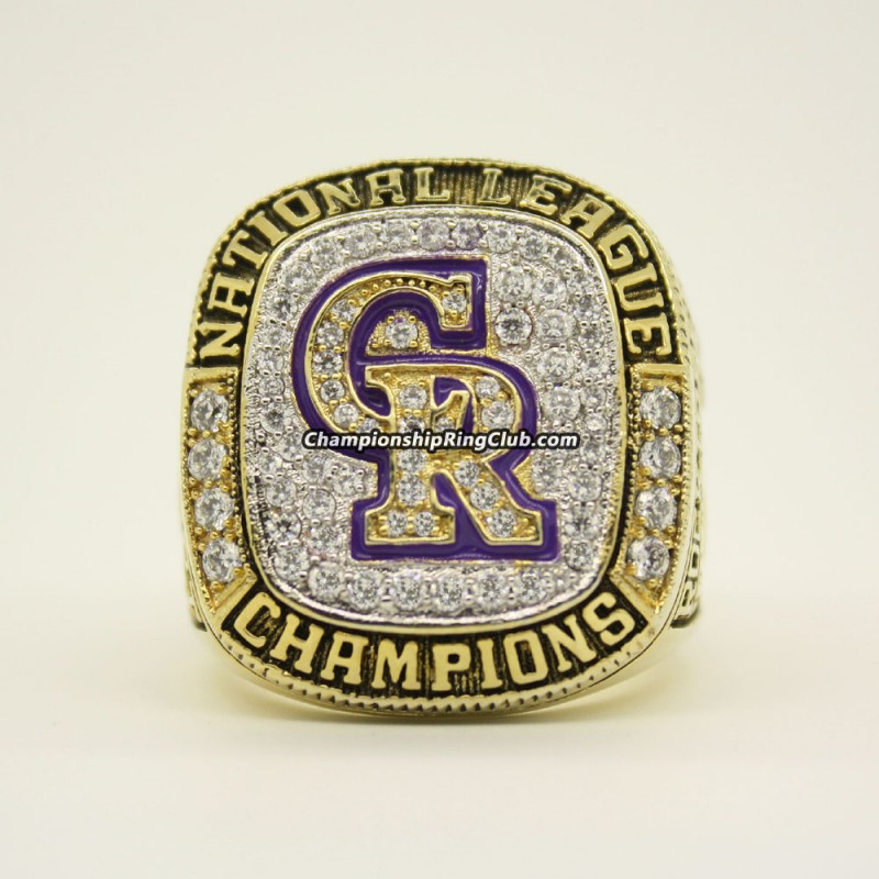 Colorado Rockies Classic Goldplated MLB Ring — Sports Jewelry